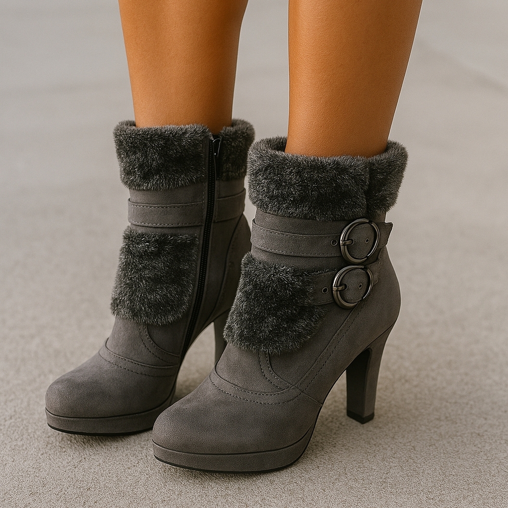 Anna Women Boots Size 8.5. 3 Inch Heel. Preowned. - Picture 7 of 7